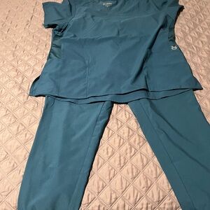 Teal Scrub Set